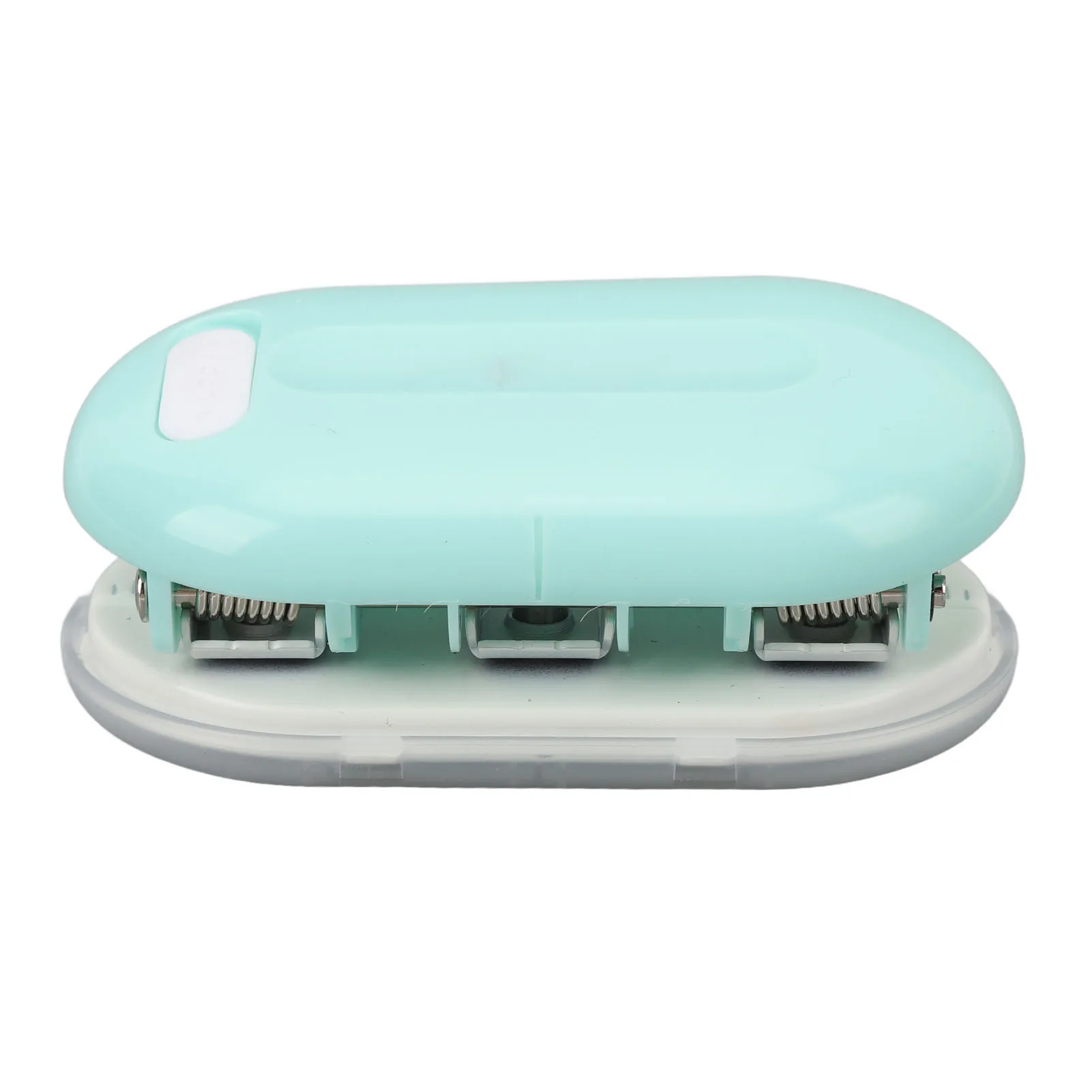 1Pc 3-gaats perforator DIY Mini Handheld Papierpons Losbladige handmatige ponsmachine voor thuis, slaapzaal, kantoor