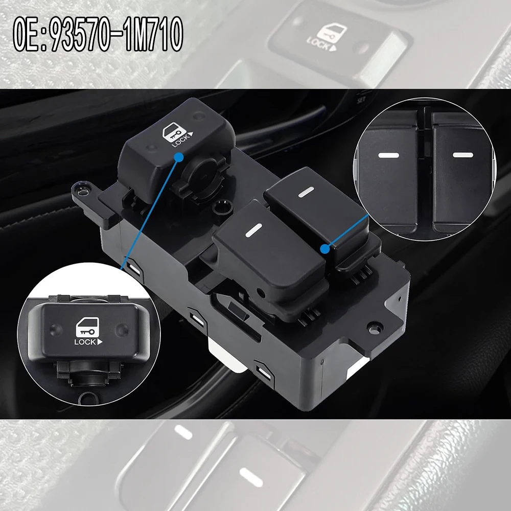 FOR KIA CERATO FORTE CERATO SHUMA KOUP 2010 2011 2012 2013 Electric Power Window Switch Regulator Button Part Car Accessories