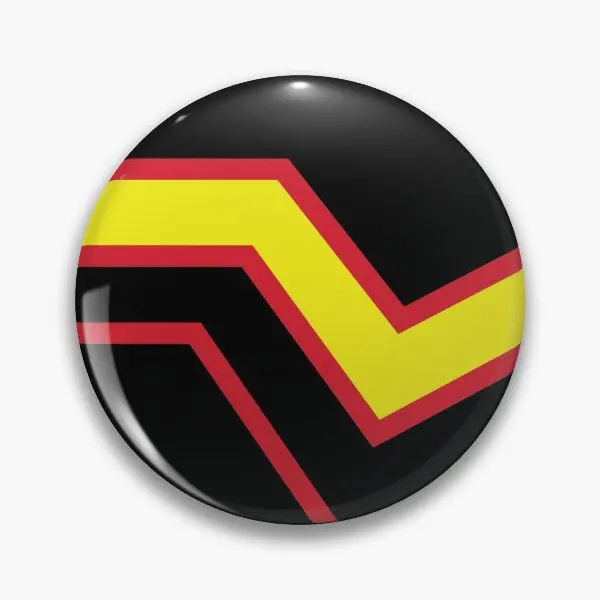 Black Red Yellow Stripe Rubber Latex Pri  Soft Button Pin Cartoon Hat Decor Metal Women Lover Fashion Lapel Pin Clothes Creative