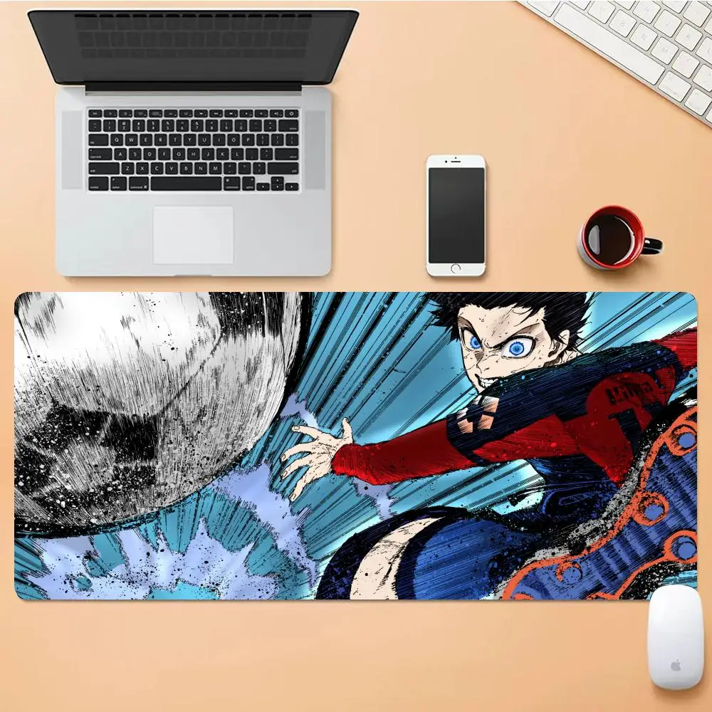 

Blue Lock Mouse Pad Desk Mouse Pad HD Desk Pad Extended Gaming Keyboard Mat Large XXL Gamer Mouse Pad 90x40