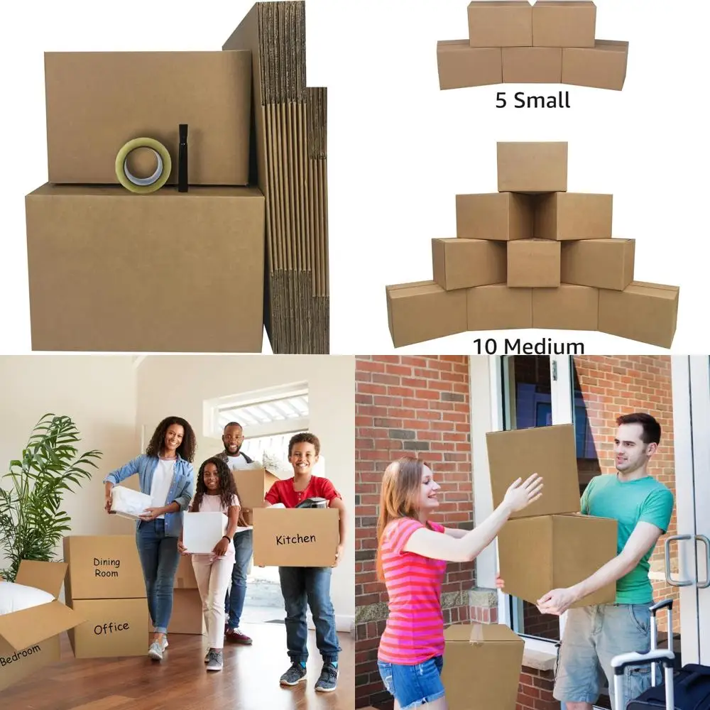 

Компактный набор для переезда на 1-2 спален: основные принадлежности для небольших и средних помещений и квартир