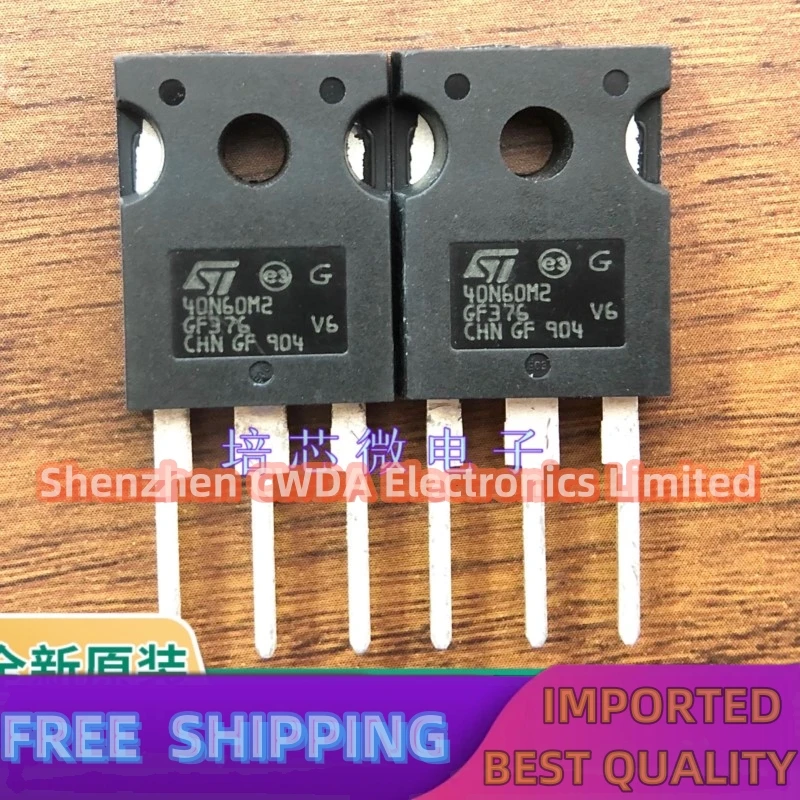 10PCS-20PCS  STW40N60M2  40N60M2 MOS TO-247 34A 600V  In Stock Can Be Purchased 