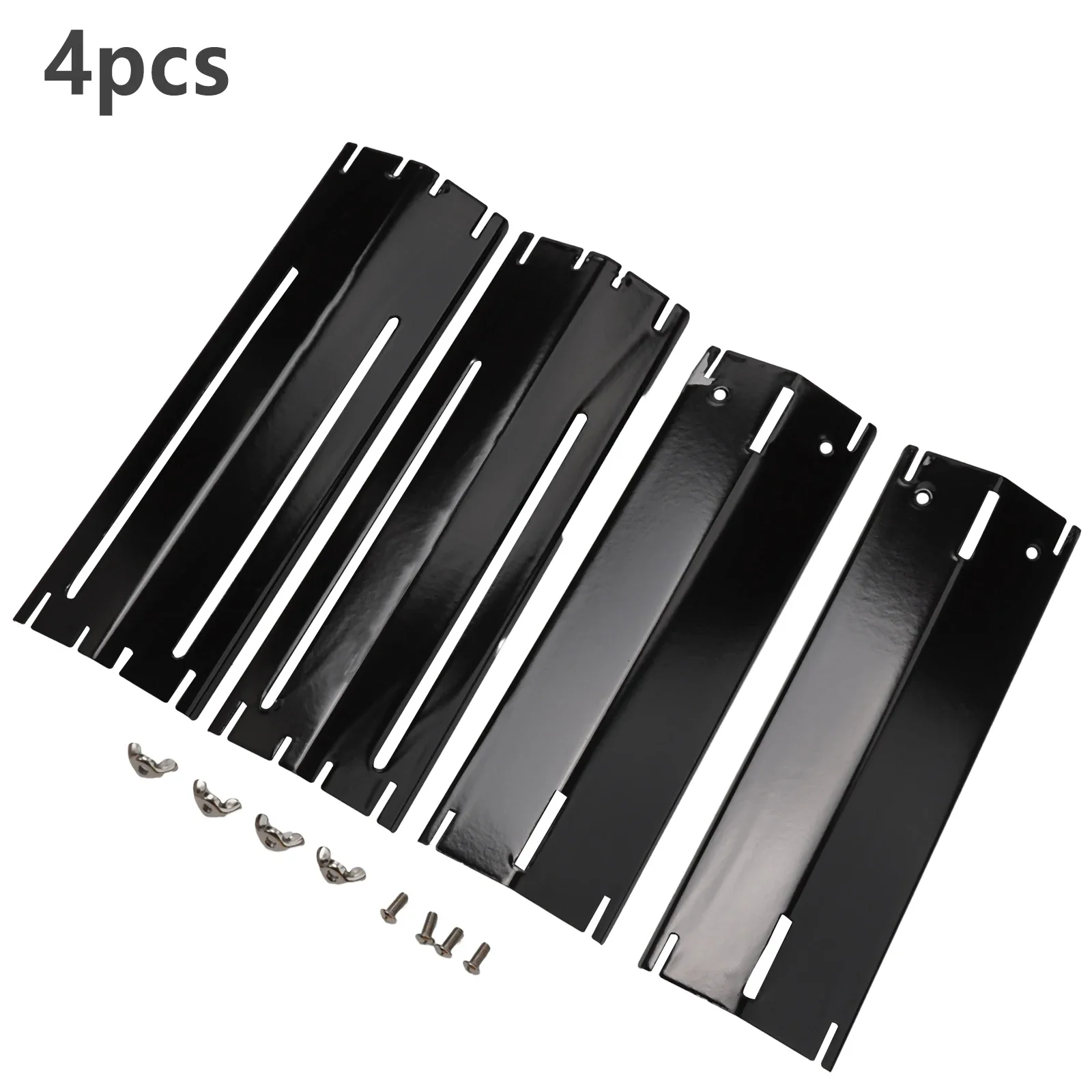 

Heat Plate Grill Plate 4Pcs For Camping Picnic Grill Replacement Kit Kitchen Tools Outdoor Cooking Stainless Steel