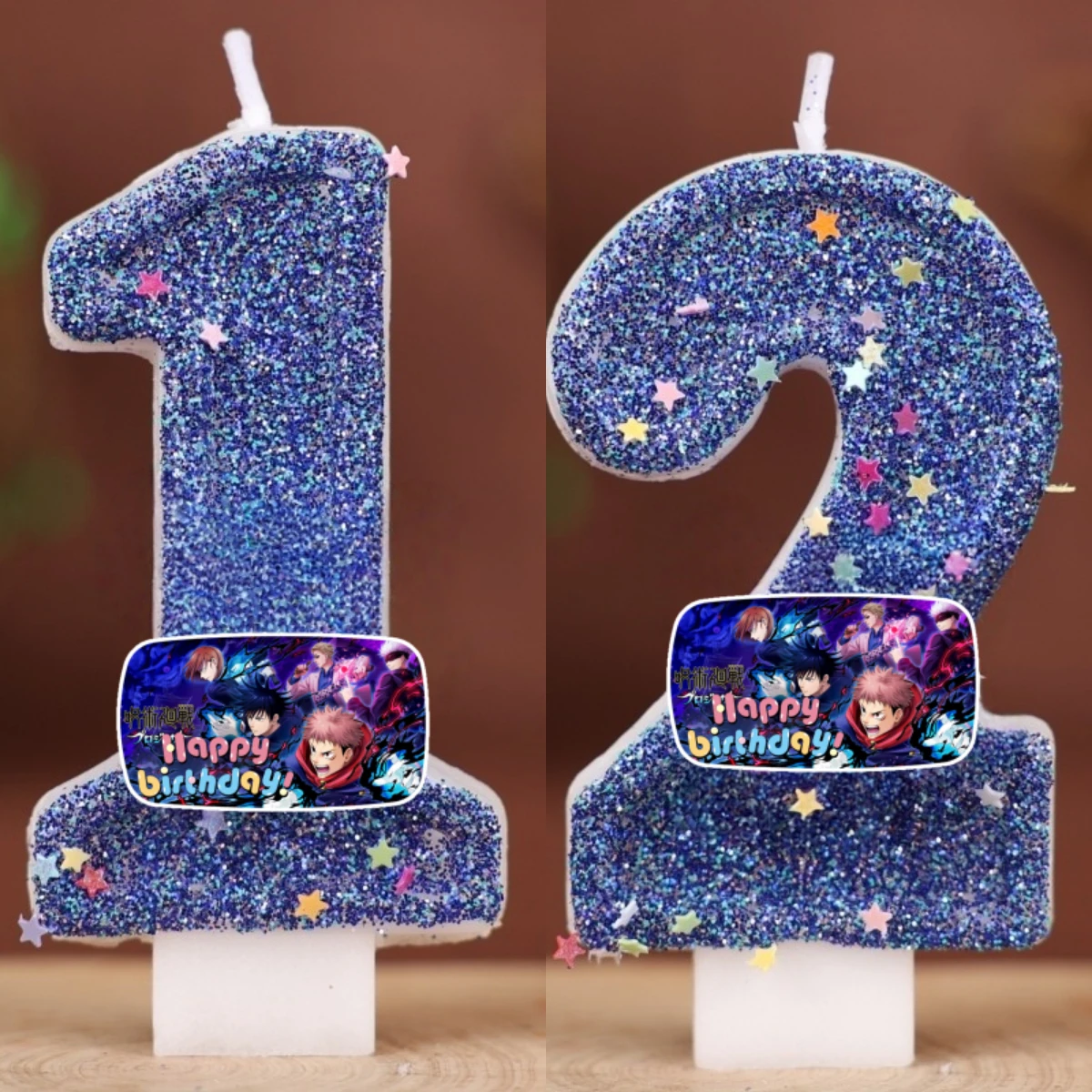 

Jujutsu Kaisen Digital Candle Number 0-9 Kids Birthday Cake Decoration Supplies Cartoon Anime Party Accessories Supplies