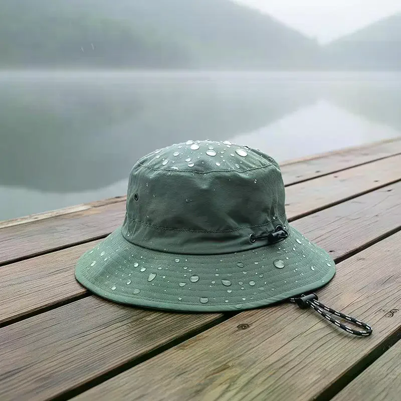 1Pc Outdoor Foldable Quick Drying Creative Fisherman Caps for Unisex Summer Sun Protection Panama Hats Hiking Mountaineering Hat