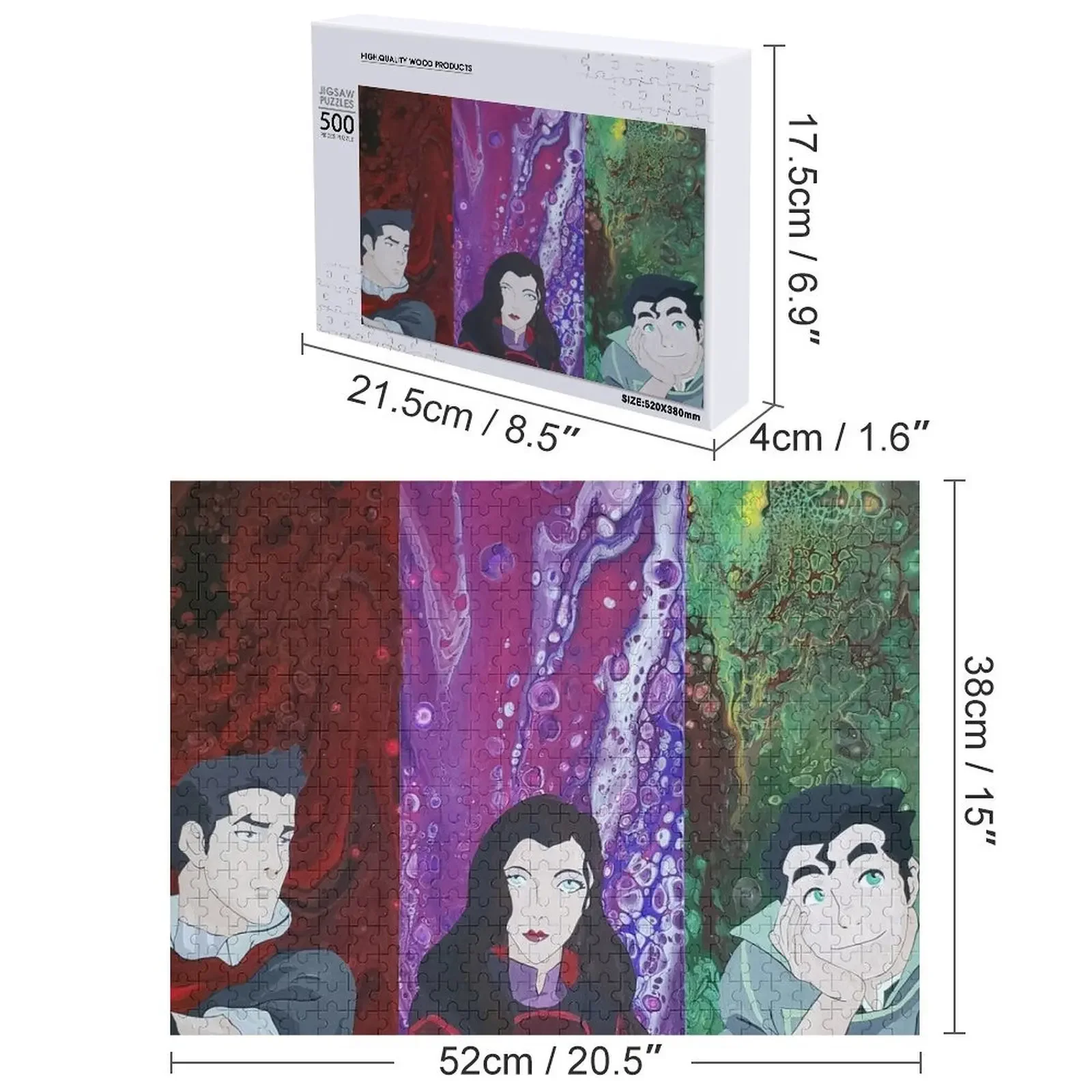 Vrienden Legpuzzel Aangepaste kindercadeauspeelgoed voor kinderen Puzzel