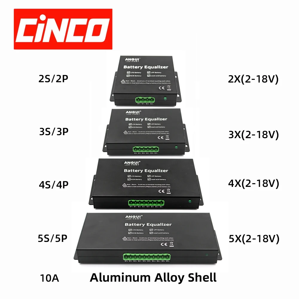 

CINCO Battery Equalizer Balancer 2 X 12 V 24V 36V 48V 60V Voltage Solar Batteries Protector Parallel Active Lead Acid Li-ion