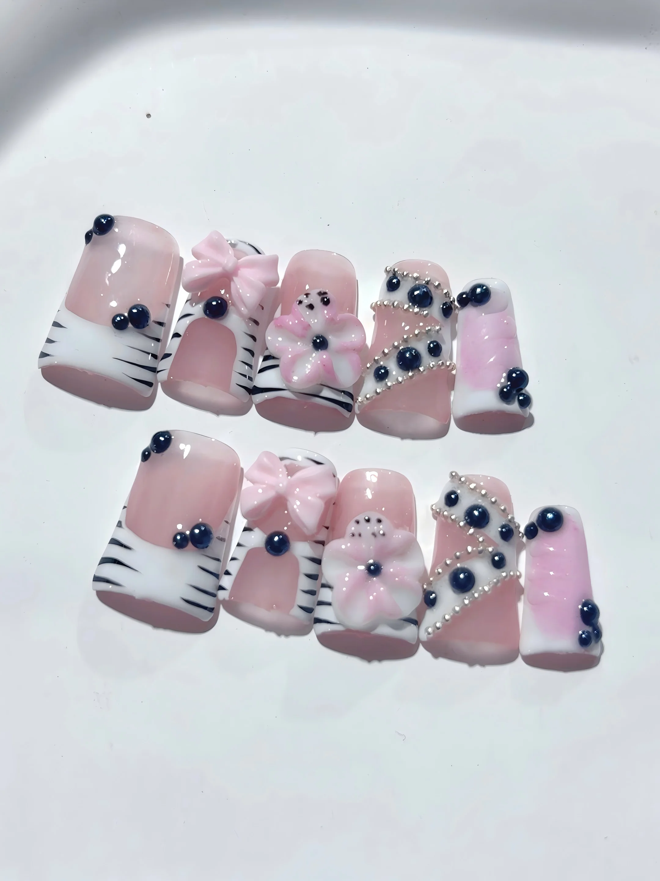 

French Bow Lady Style Fashionable Manicure (L268)