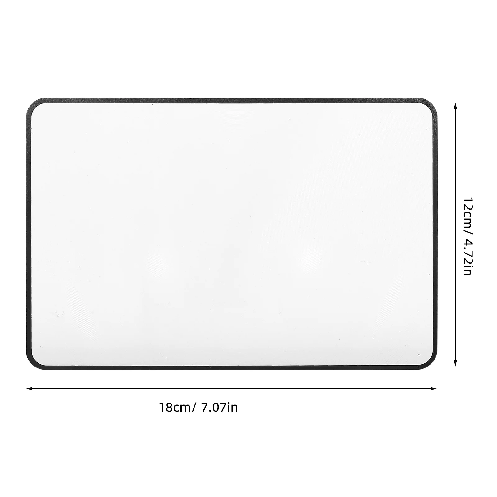 Large Area Magnifying Bookmark for Books Full Page Reading Lens PVC Material Portable Design for Seniors Reduces Eye Strain