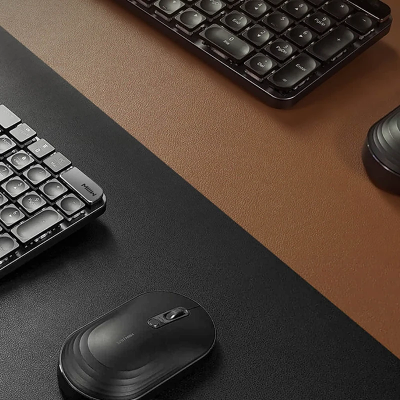 MIIIW المتضخم الجلود الفلين ماوس الوسادة L/M/S حجم الوجهين مقاوم للماء لينة دائم مكتب الكمبيوتر حصيرة مكتبية لوحة ألعاب كبيرة