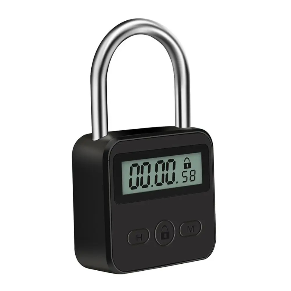 LCD Display Metal Timer Lock 99 Hours Max Timing Multi Function Security Lock Smooth Edges USB Rechargeable Electronic Timer