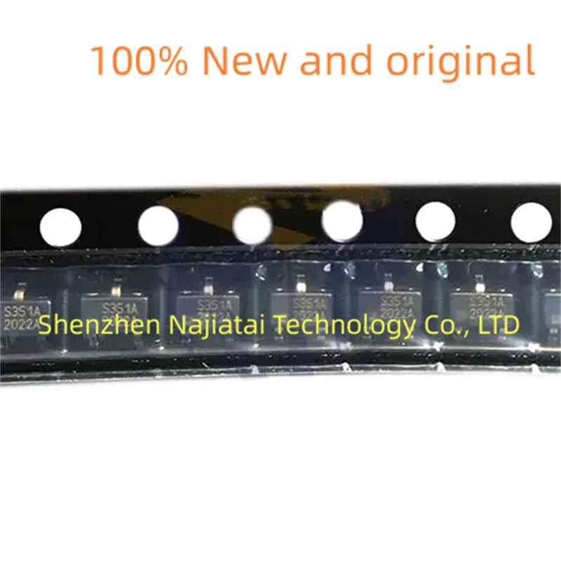 

10 шт./лот 100% новый оригинальный SS351AT S351A SOT-23-3 микросхема