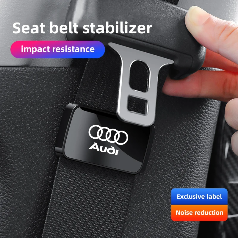 For Audi A3 A4 A6 A5 Q5 A1 Q7 Q3 Q2 Q8 A7 A8 TT S1 SQ5 RSQ3 RSQ8 RS3 RS4 S3 S4 Car Seat Belt Stabilizer Holder Auto Accessories view 2