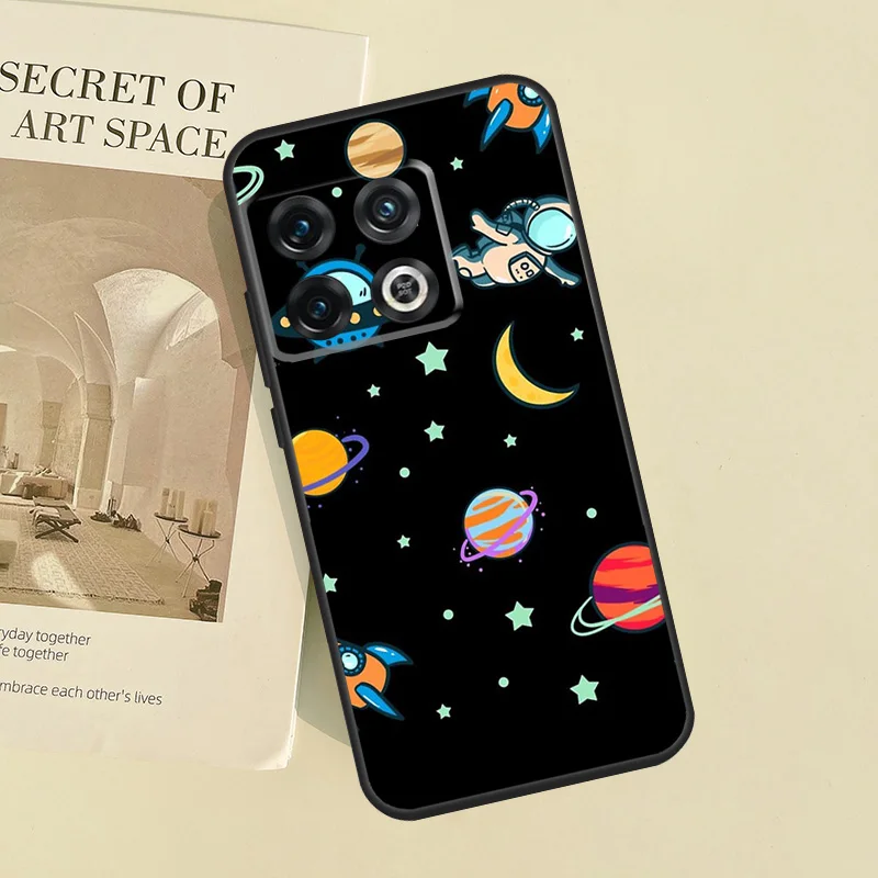 Star Astronaut Cute Phone Case For Oneplus Nord 2 T Ace 10R 9 R One Plus 10 9 Pro Soft Silicone Back Cover Funda