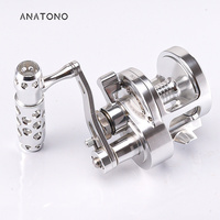 ANATONO Saltwater Jigging Big Game Fishing Reel CNC Machined 2 Speed Lever Drag Deep Sea Boat Trolling Fishing