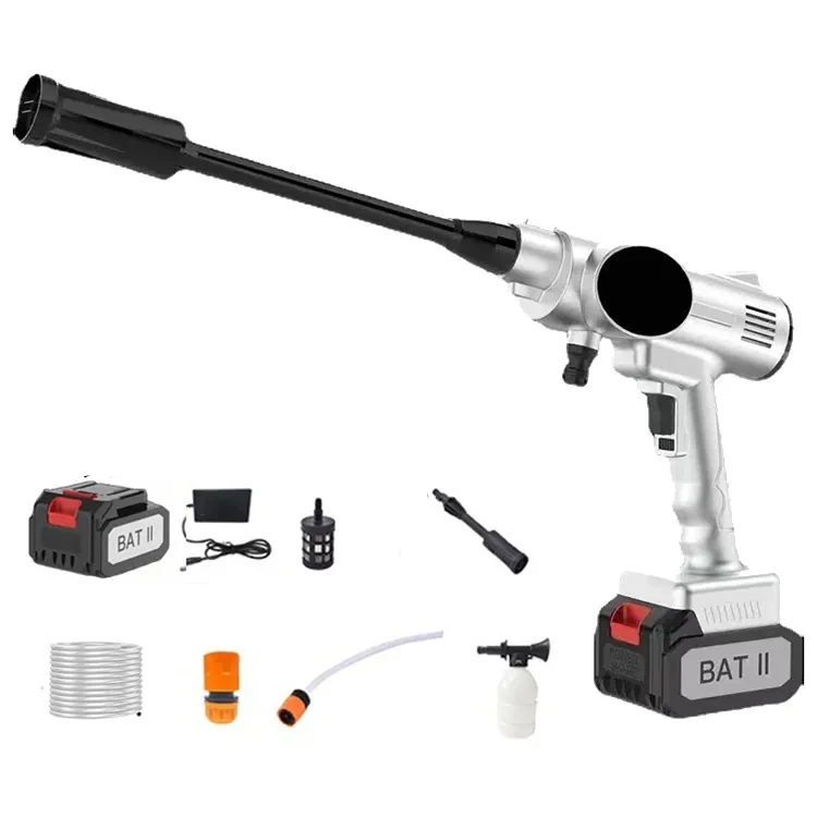 

Automatic Spray Strong Pressure Car Washing Machine Household Cleaner Portable Garden Wireless Water Gun