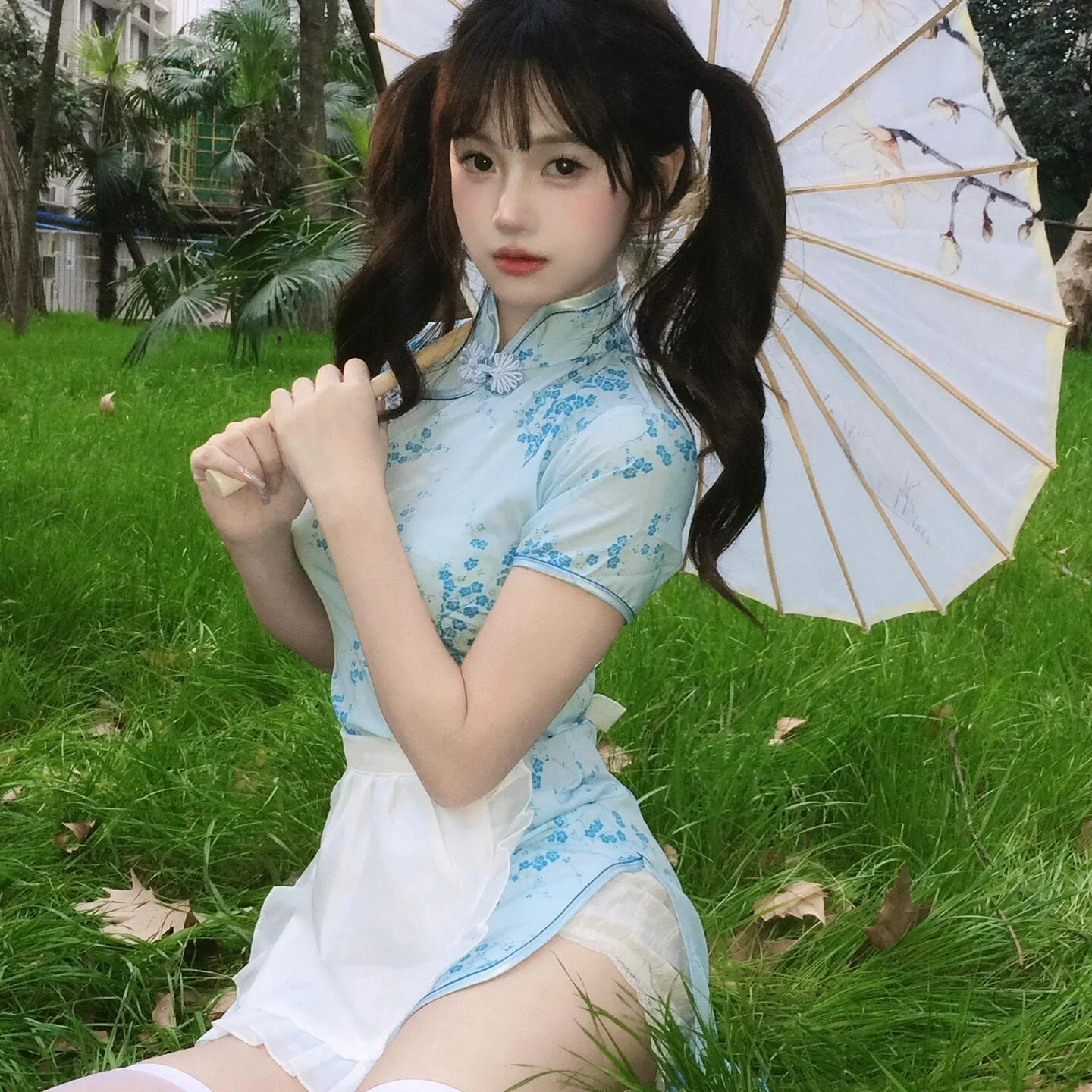 تنورة صينية جديدة من Sle Dr loween Cisas Cosplay orm تنورة خادمة ناعمة للفتيات ملابس يومية