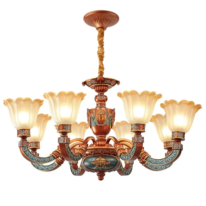 New Tibetan lamps, retro living room lights, luxury study bedroom dining room lights