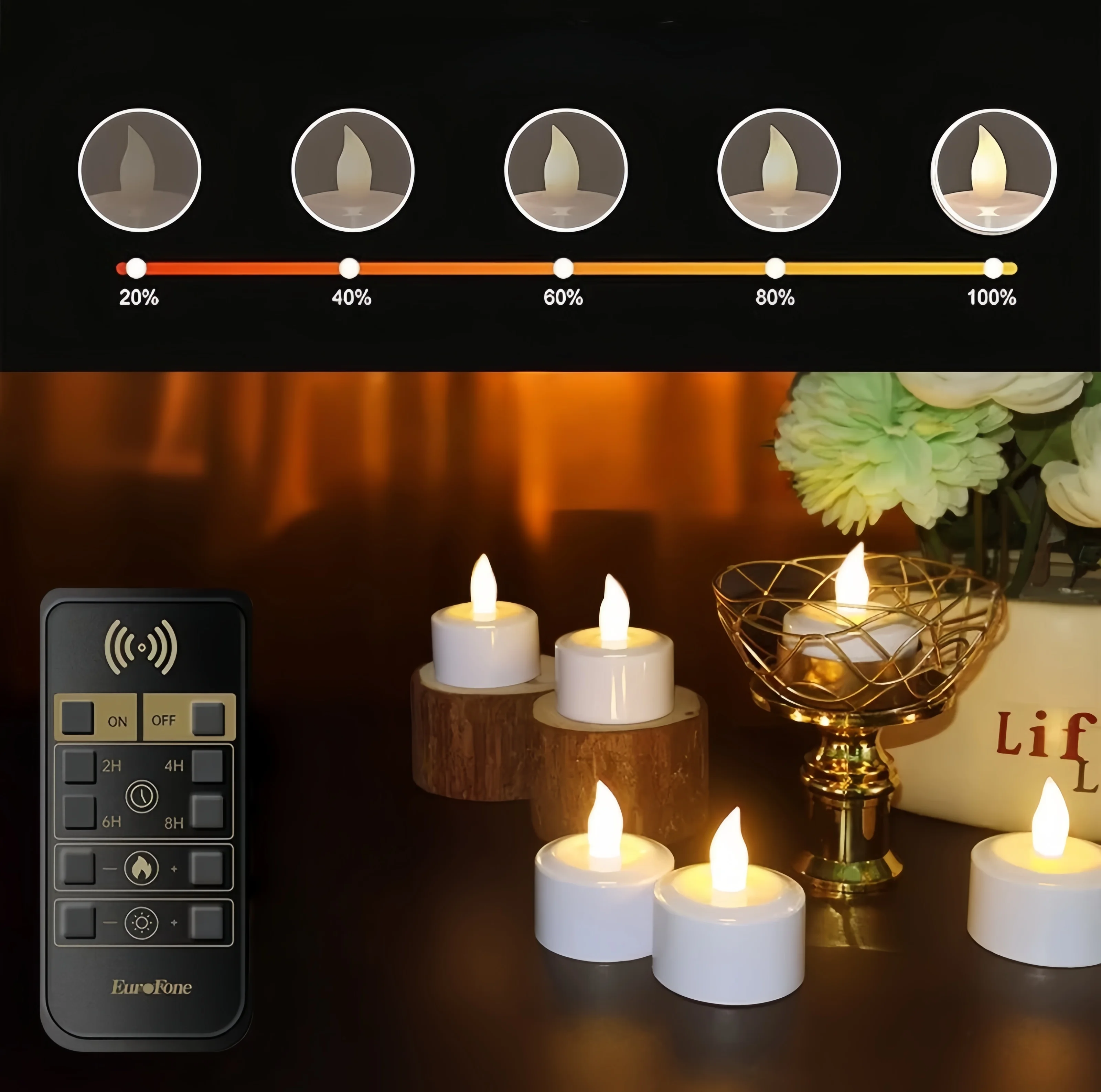 6'lı Paket USB Şarjlı Alevsiz  - Decor Lighting Pack incelemesi ve fiyatı