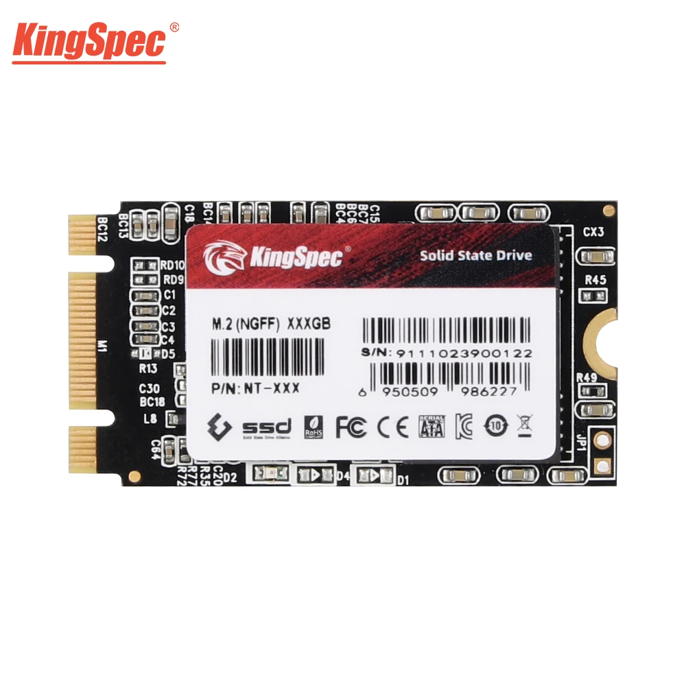 Kingspec-Disque dur M2 SATA de 2280 pouces, avec capacité de 128 Go, 256 Go, 512 Go, 120 Go, 1 To, 240 Go, 2242mm, 2 To, pour ordinateur de bureau et portable