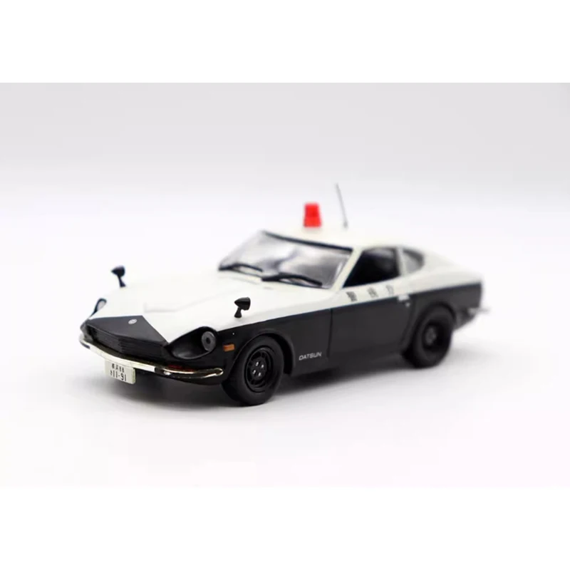Atlas 1:43 Scale Datsun 240Z Police Alloy Car Model Classic Adult Collection Souvenir Gift Static Display Toy Ornament
