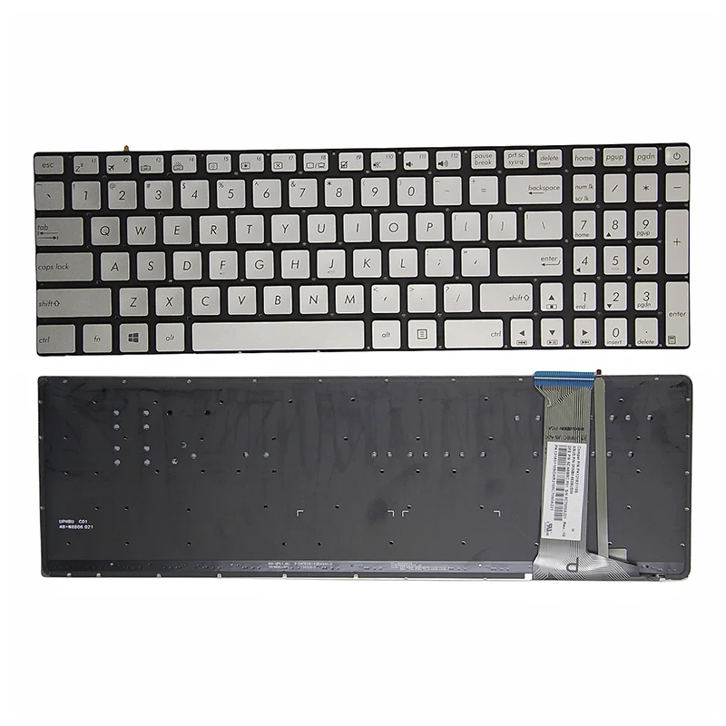 US Backlight Backlit Keyboard For Asus N551/552 G58 G771 GL552/551 ZX50J FX-PLUS PRO6700