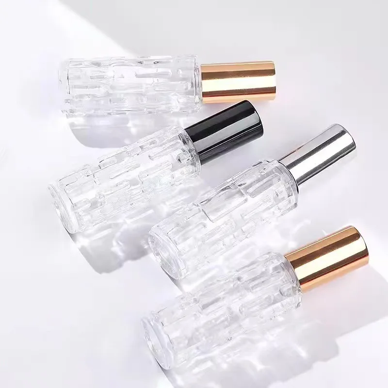 10ml Portable Thick Glass Spray Bottle Essential Oil Perfume Bottles Travel Cosmetic Containers Atomizer for Travel Tools