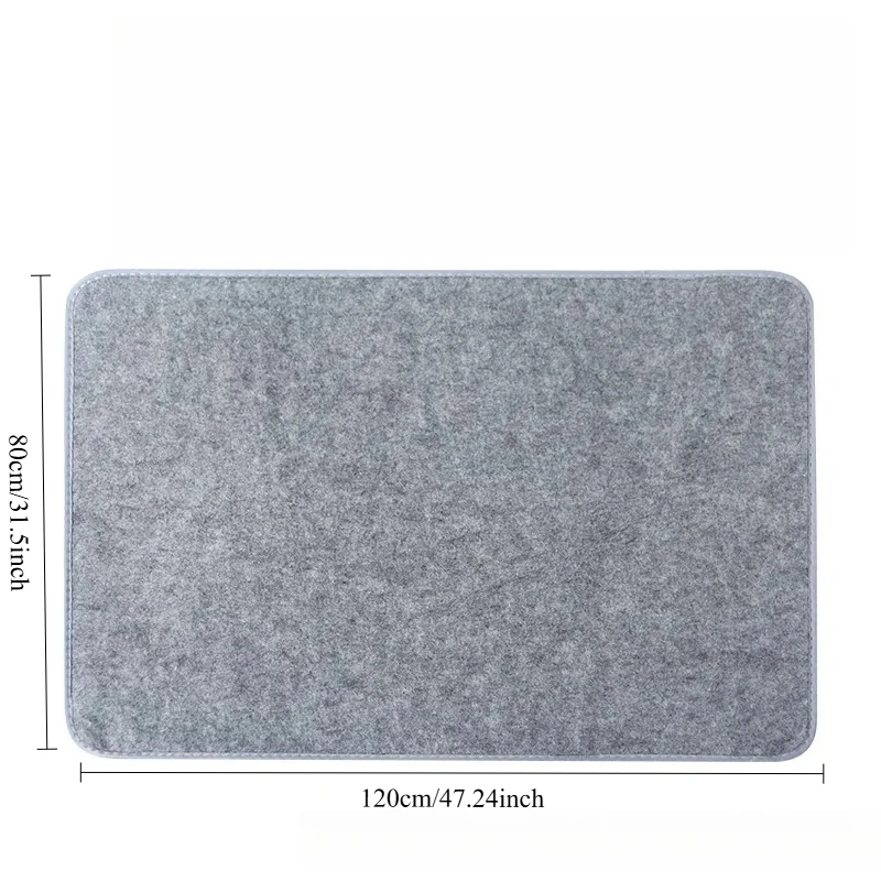 قطعة واحدة من حصيرة ورأى الخط، وسادة مكتب سميكة للرسم الصيني/الياباني وكتابة حبر سومي على ورق شوان، واقي رمادي، فوتريين