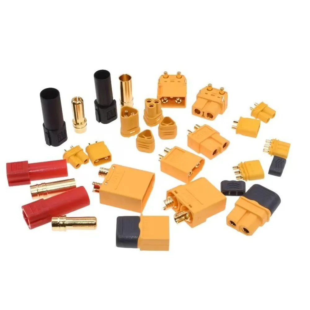 For Amass Power Connector XT30 XT60 XT90 MR30 Male Female Socket High Performance Plug For Electric Hobby Model Parts
