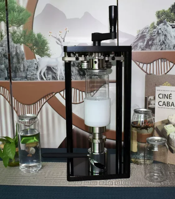 Small Home Manual Rotary Semi-Automatic Can Sealer for Soda Beer Juice Cans-for Plastic & Glass Beverages Paper Packaging