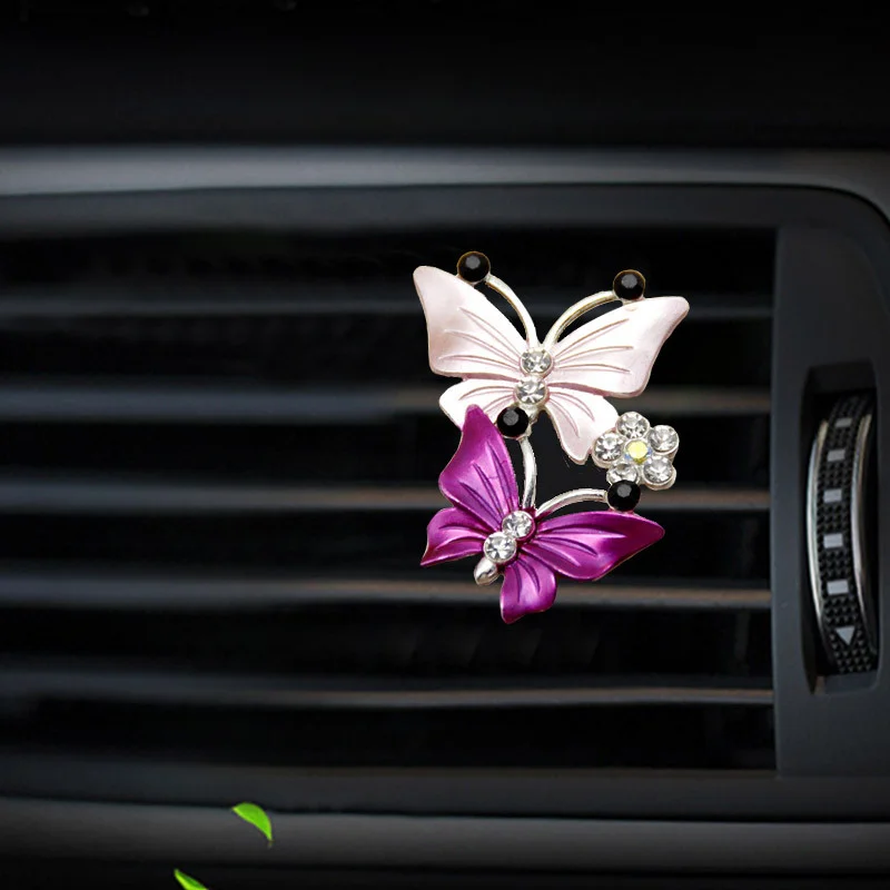 Car Accessories Butterfly Car Perfume Accessories Car Accessories Air Conditioning Outlet Perfume Clip Car Hanging Accessories