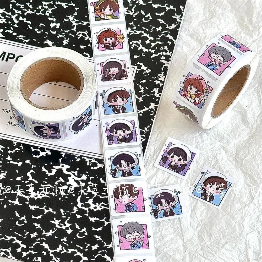 500pcs Cardcaptor Sakura Anime Stickers Kawaii LI SYAORAN Laptop Suitcase Skateboard Guitar Phone Cartoon Stickers Kid Gift Toys