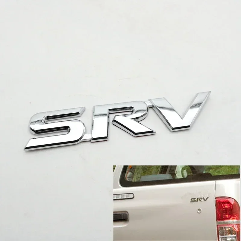 

Car Rear Boot Styling Sticker Tailgte 3D Letter Logo Emblem For SRV