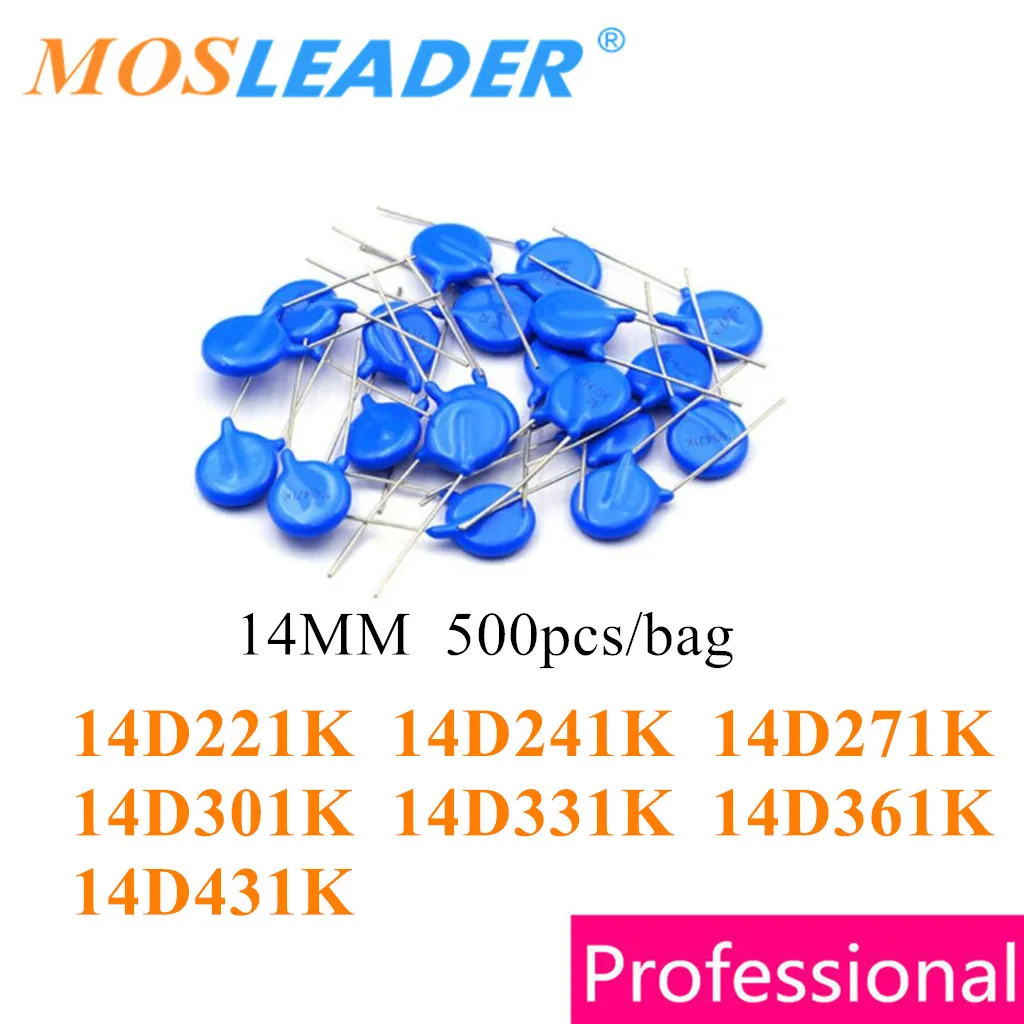 Mosleader 500PCS 14MM 14D221K 14D241K 14D271K 14D301K 14D331K 14D361K 14D431K 14D221 14D241 14D271 14D301 14D331 14D361 14D431