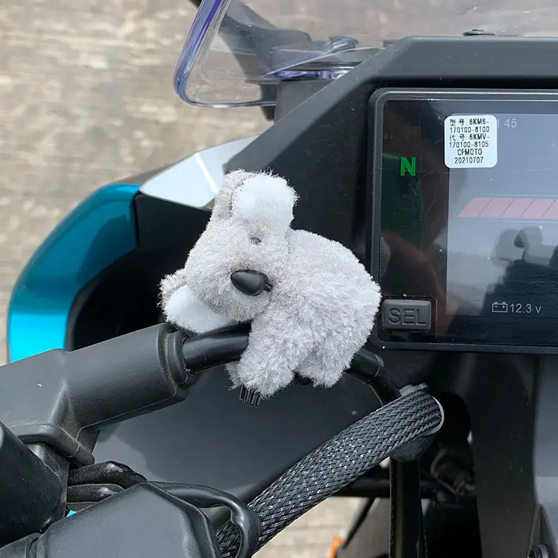 Car Rearview Mirror Central Control Screen Decoration Ornament Cute Koala Auto Interior Accessories Sun Visor Card Storage Clip