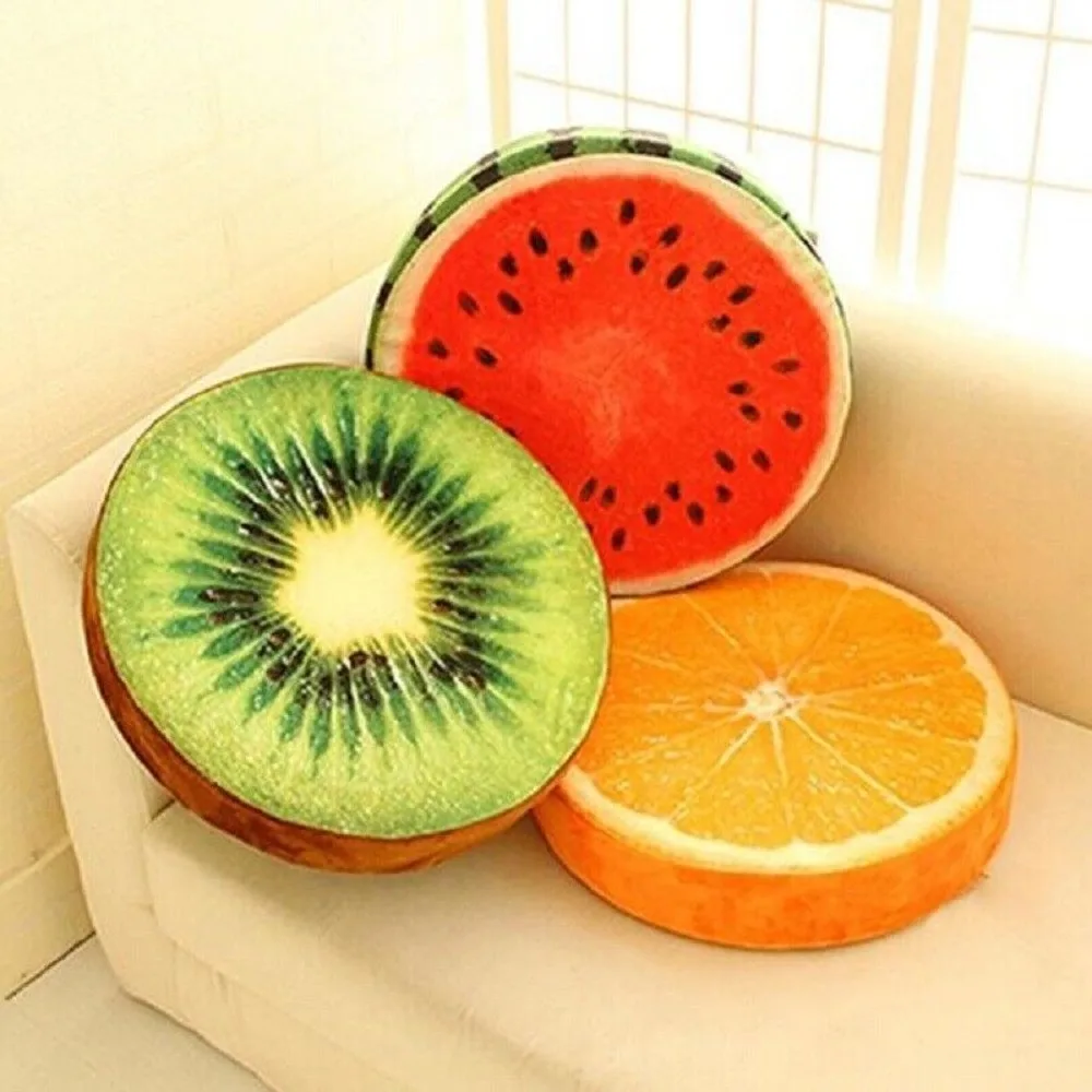 Soft Kindergarten   Garden Dining Outdoor Funny Chair Cushions Seat Pads Round  Pillow Fruit Seat Pads view 2