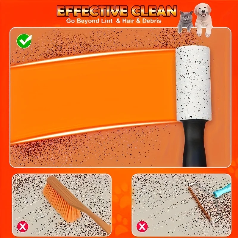 Ultra Sticky Lint Roller for Pet Hair Removal on Furniture Clothing and Carpets pet items pet hair remover pet hair cat hair