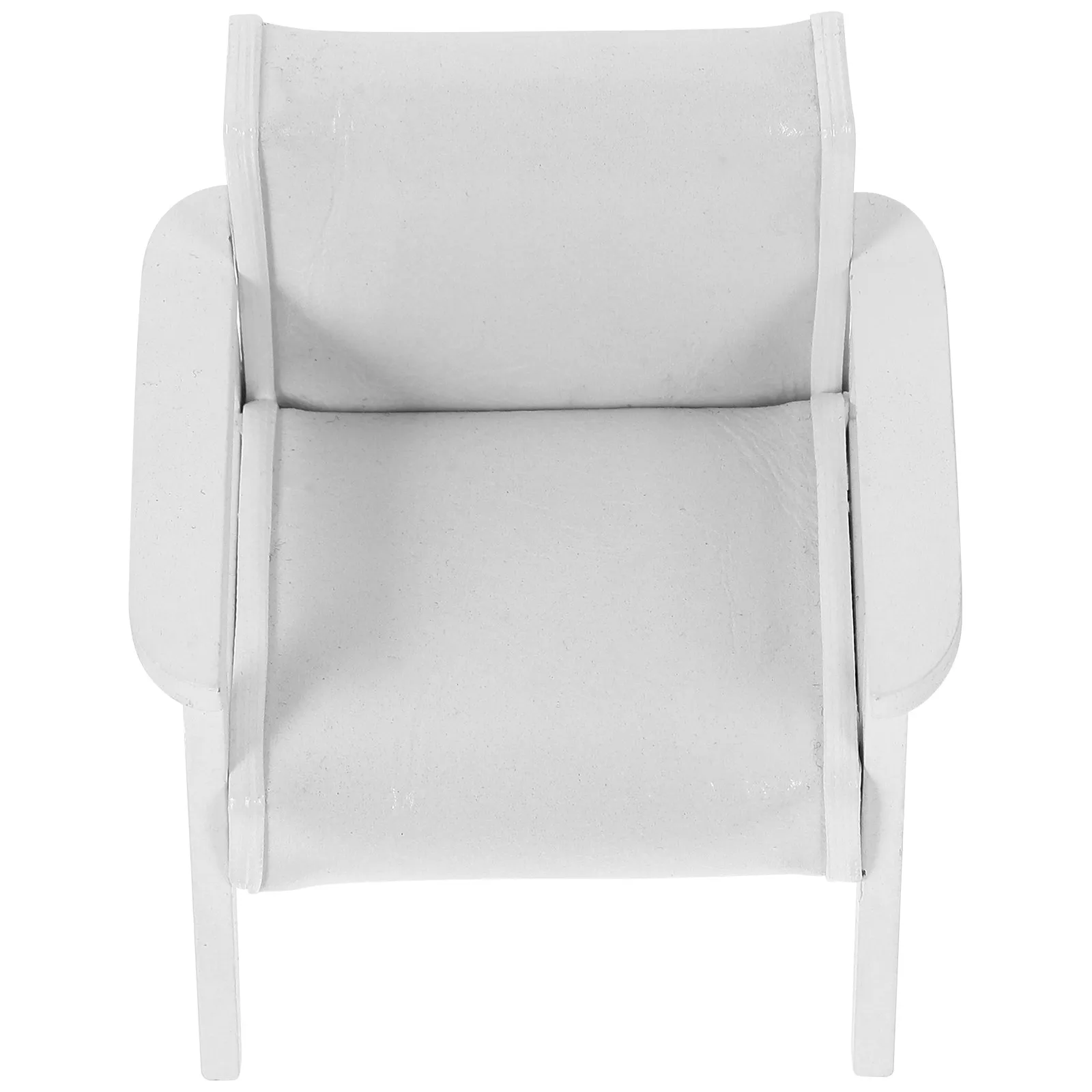 

Mini PU Sofa Chair Realistic Shape Wear Resistant Comfortable Touch Decorative Mini House Furniture Sofa Chair