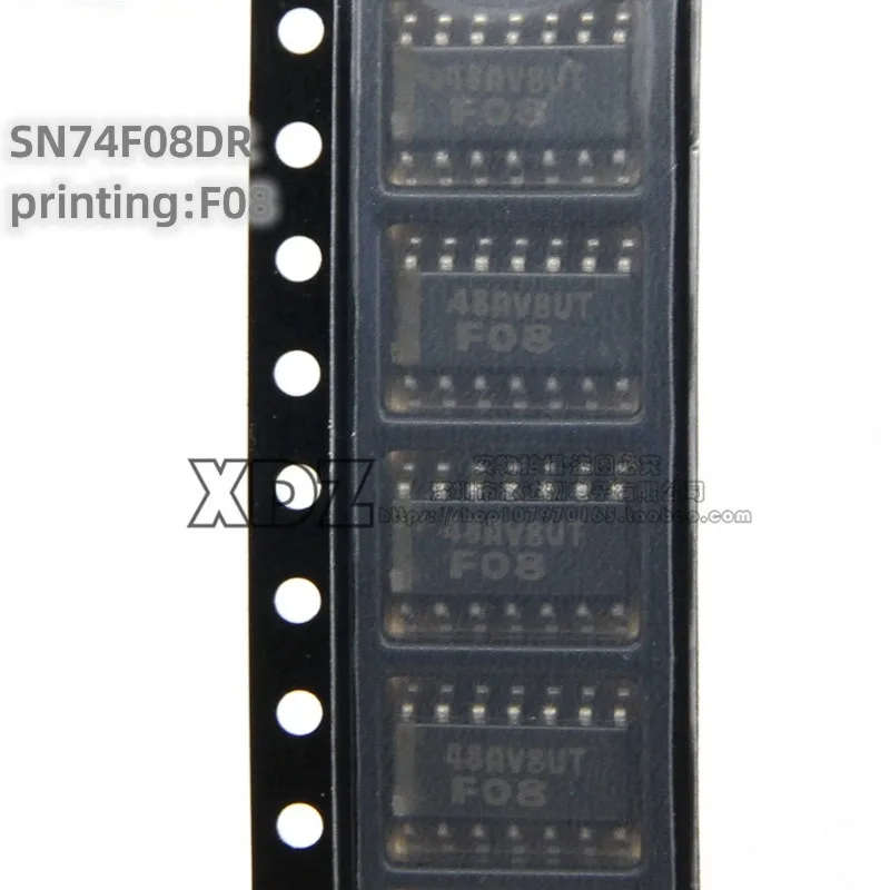 

10 шт./лот SN74F08DR SN74F08D шелкотрафаретная печать F08 SOP-14 оригинальная логическая микросхема в упаковке