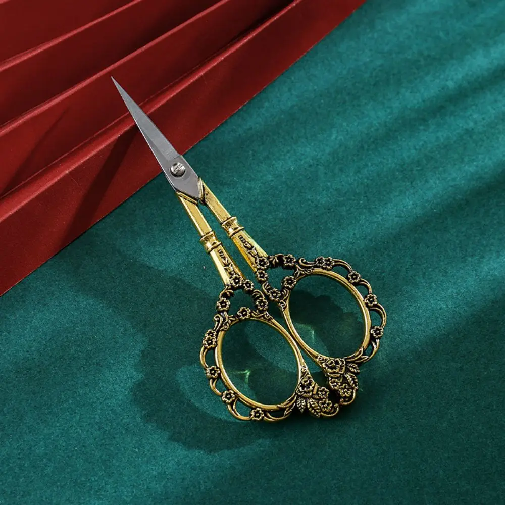 Vintage Plum Cut Stainless Steel Home Cut Window Cut Yarn Hand Tailor Cross Stitch Tea Bag Office Scissors — zdjęcie 5