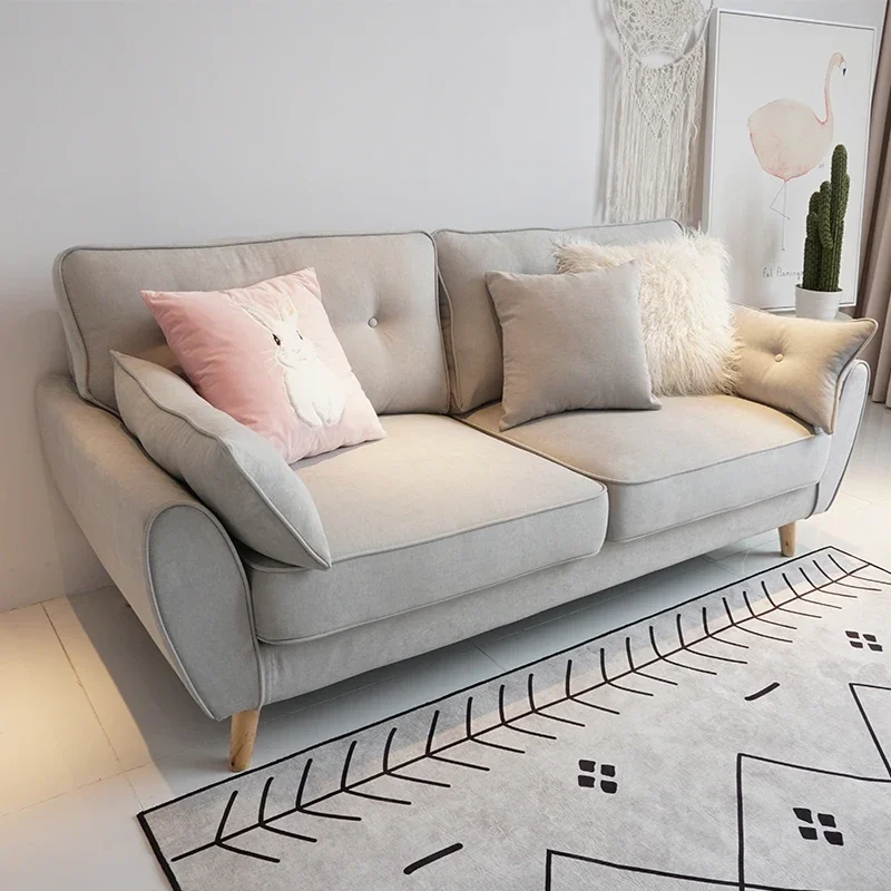

Bedroom Armrest Velvet Sofa Living Room Reclinable Nordic Salon Puffs Sofa Chaise Luxury Minimalist Sillon Cama Lounge Furniture