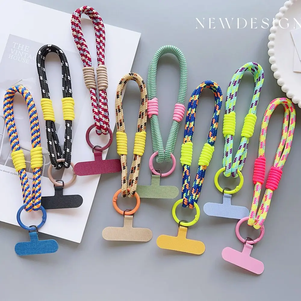 

New Fashion Creative Mobile Phone Universal Lanyard Wrist Strap Hand Pull Short Rope Mobile Phone Decorative Pendant Accessories