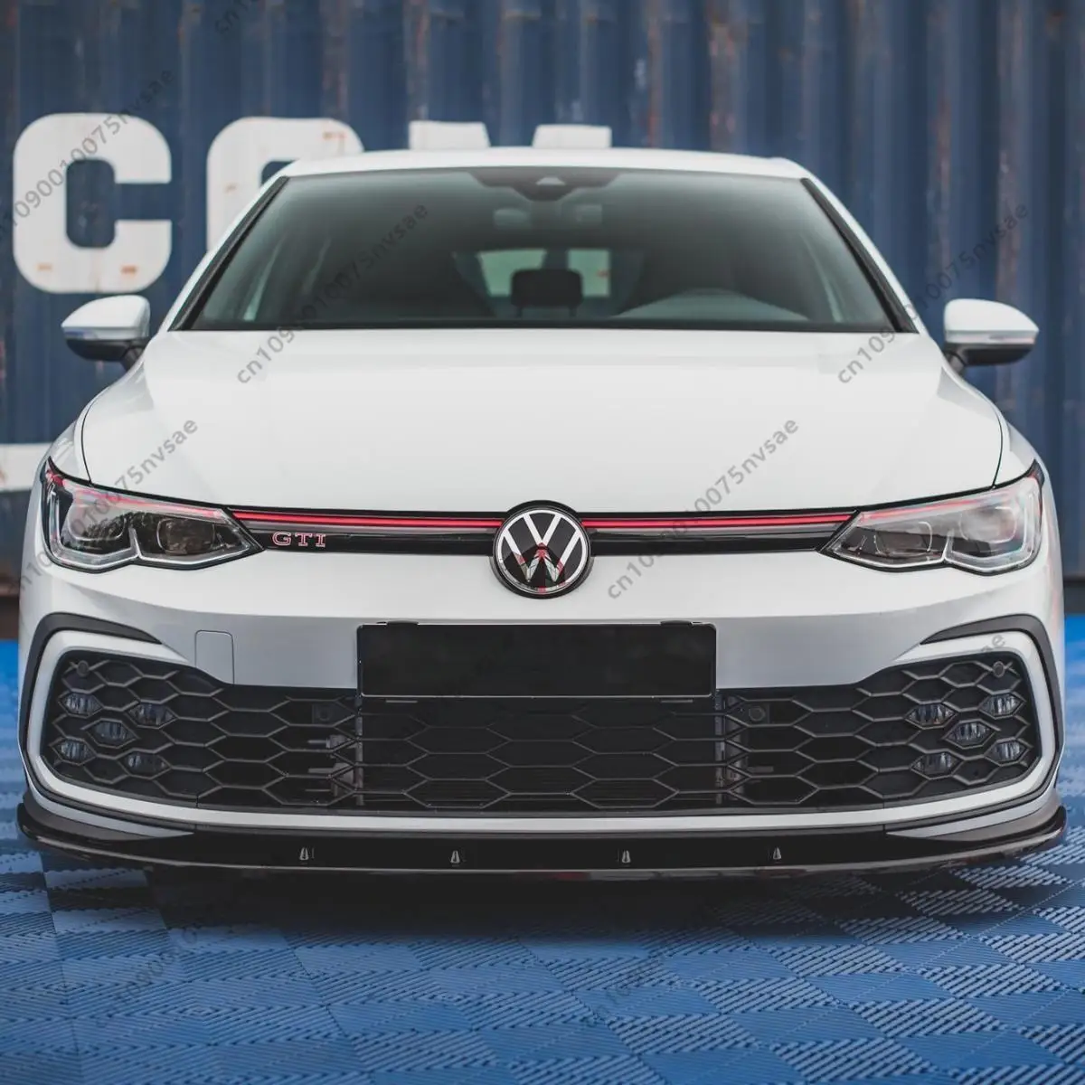 Maxton Style Front Bumper Lip Splitter For Volkswagen MK8 Golf 8 GTI GTD GTE R-Line 2020-2023 Spoiler Under Chin Apron Body Kits