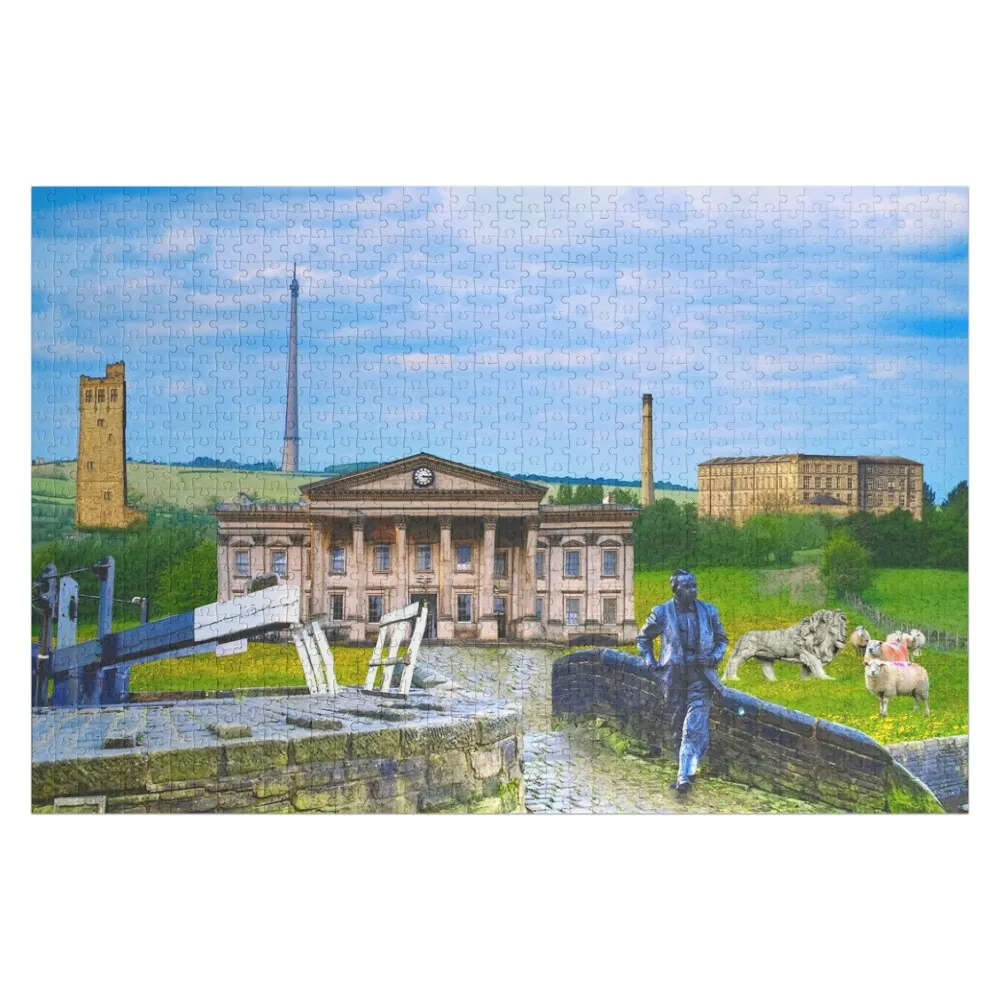 

Huddersfield Composite Jigsaw Puzzle Wood Name Wooden Animal Custom Gift Puzzle