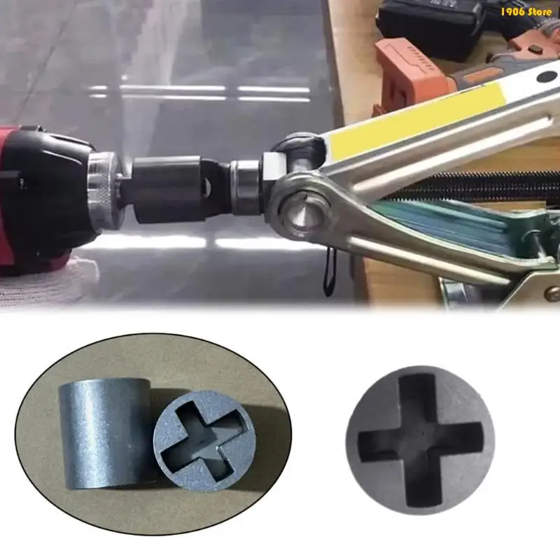 U1JB Jacks Socket Adapter for Hand Drill Scissor Jacks Drill Adapter Tire Maintenance