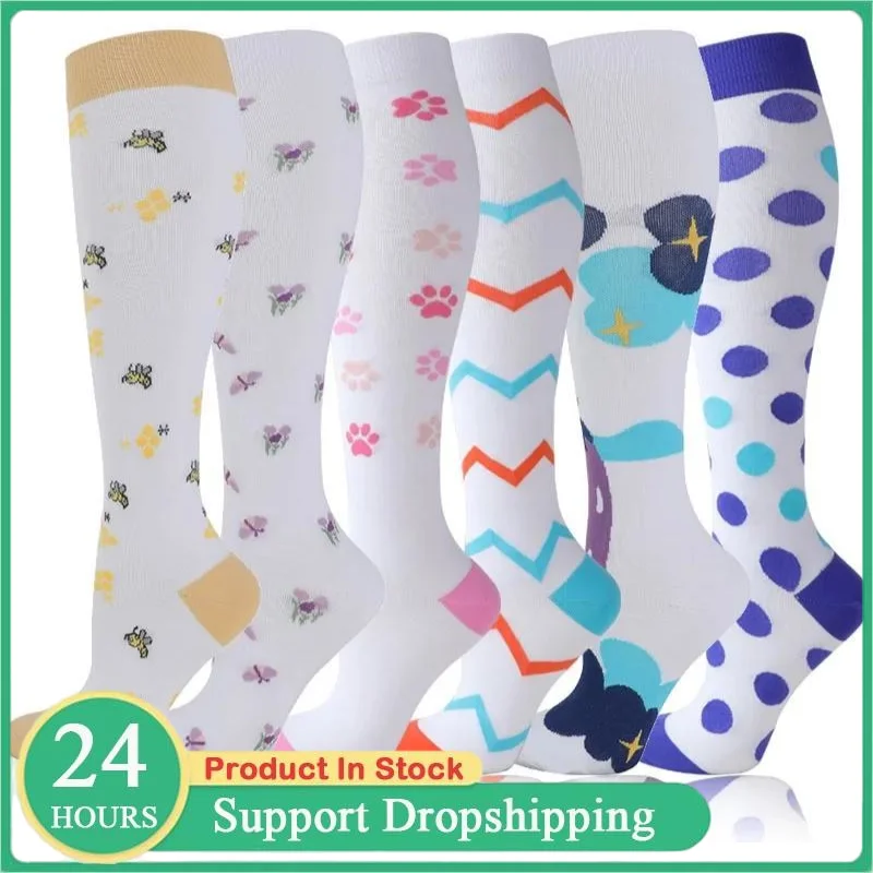 

New Compression Socks for Leggings Breathable Running Pressure Soccer Adult Socks Korean Edition Network Pressure Nurse Socks