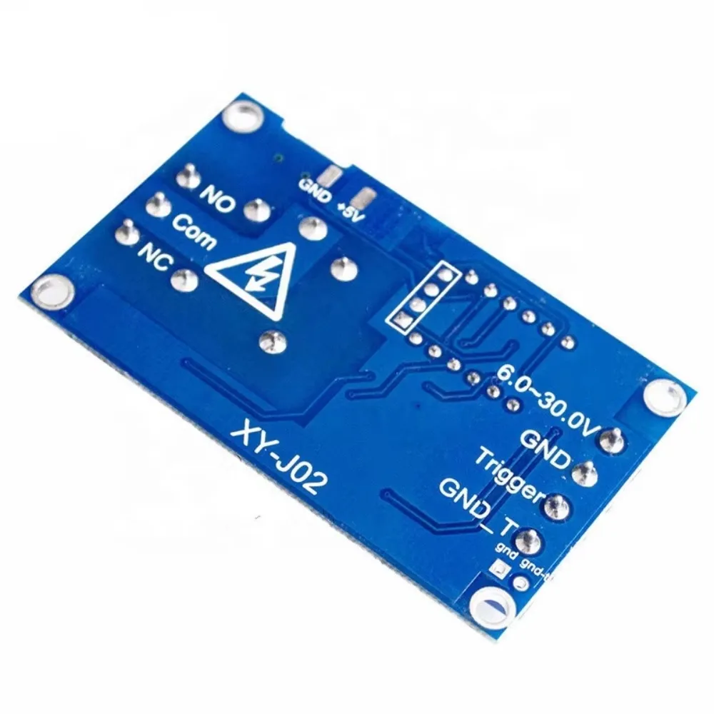 10 unids/lote 1 canal 5V relé 6-30V módulo de relé interruptor disparo retardo circuito temporizador ciclo 999 minutos ajustable XY-J02