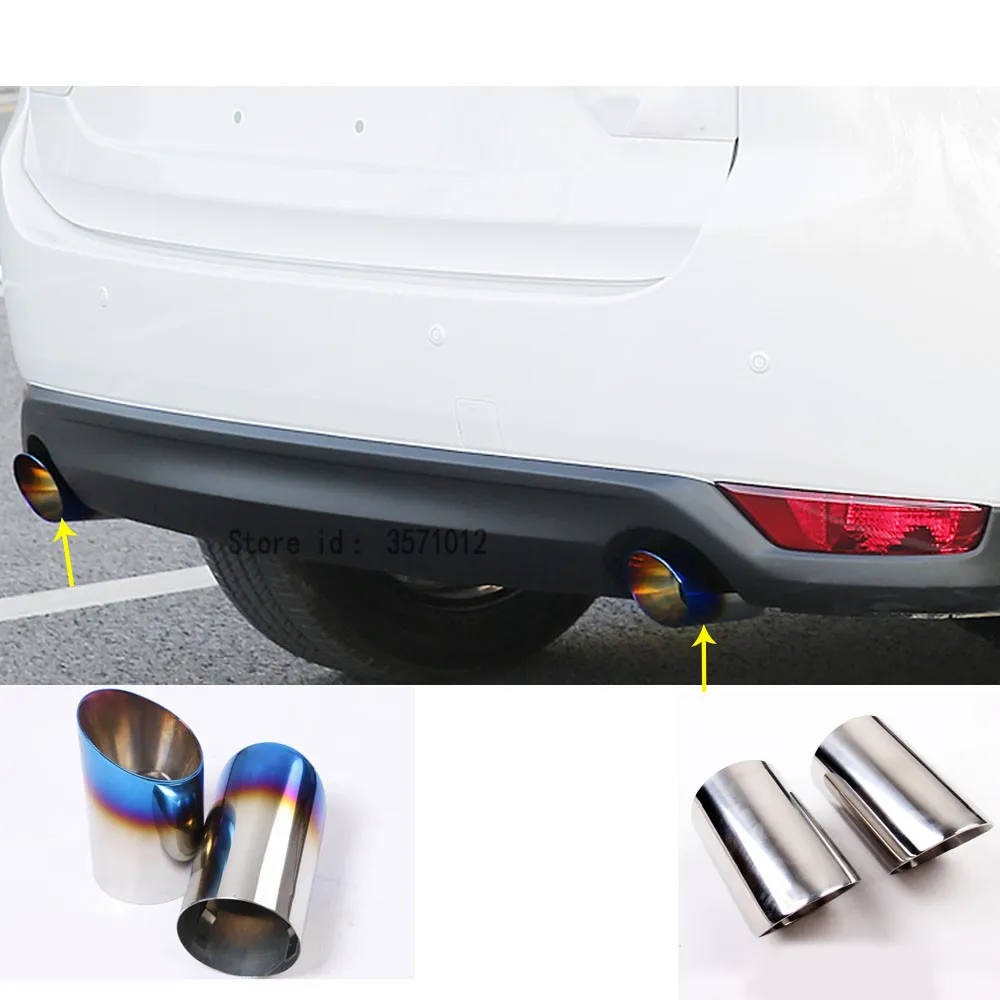 

Car Muffler End Tail Pipe Dedicate Steel Exhaust Tip Tail Frame Outlet For Mazda CX-5 CX5 2nd Gen 2017 2018 2019 2020 2021 2022