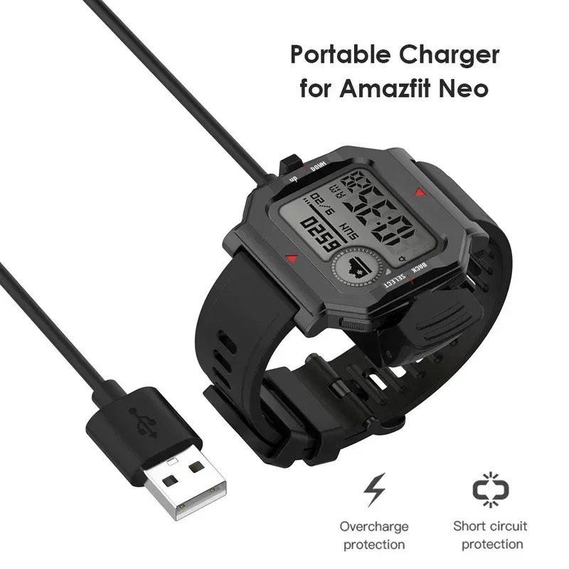 

Wireless Charging CableCharger for Huami Amazfit Neo A2001 Smart Watch 1m Fast Portable Charger Adapter Dock