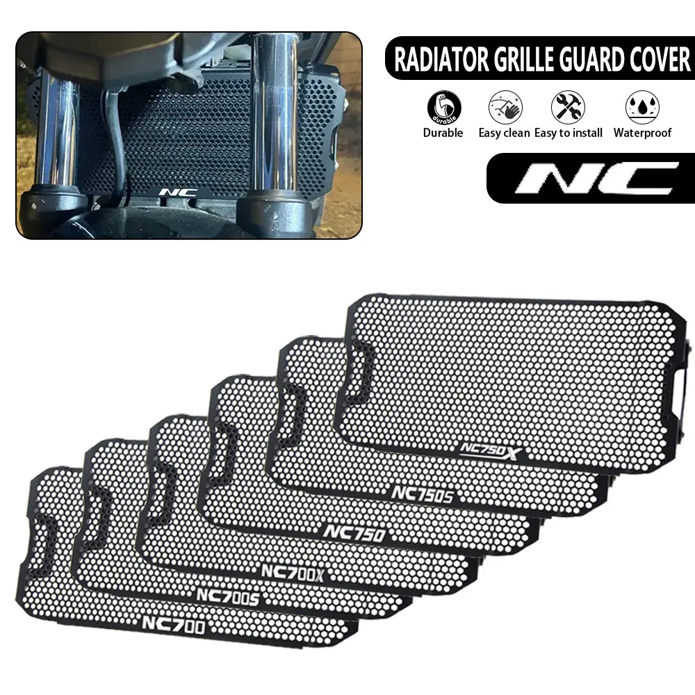 

For HONDA NC750S NC750X NC700N 700N NC700X 2013-2021 NC 750X 750S 750X Motorcycle Radiator Guard Grill Grille Cover Protector